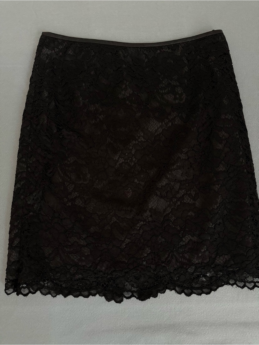 Tahari Arthur S. Levine Black Lace Skirt 14